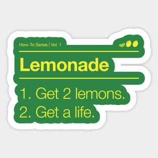 Lemonade Sticker